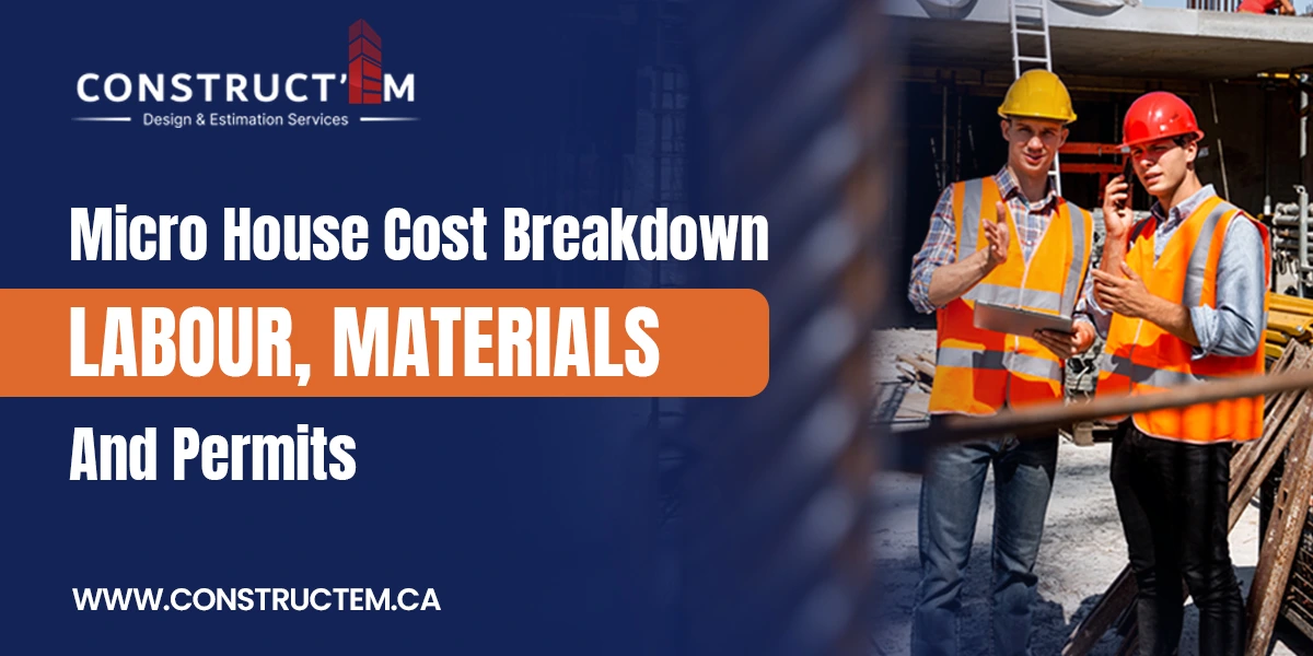 Construction estimating in CA,Construction cost estimation services in Canada,