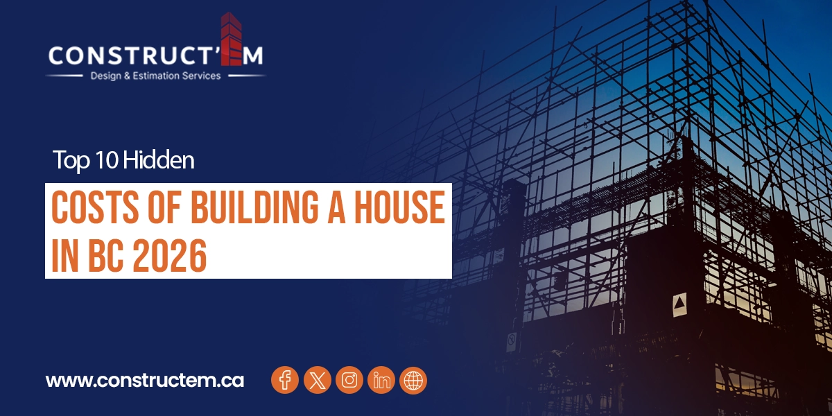 Top 10 Hidden Costs of Building a House in BC (2026),Construction project estimating Canada ,