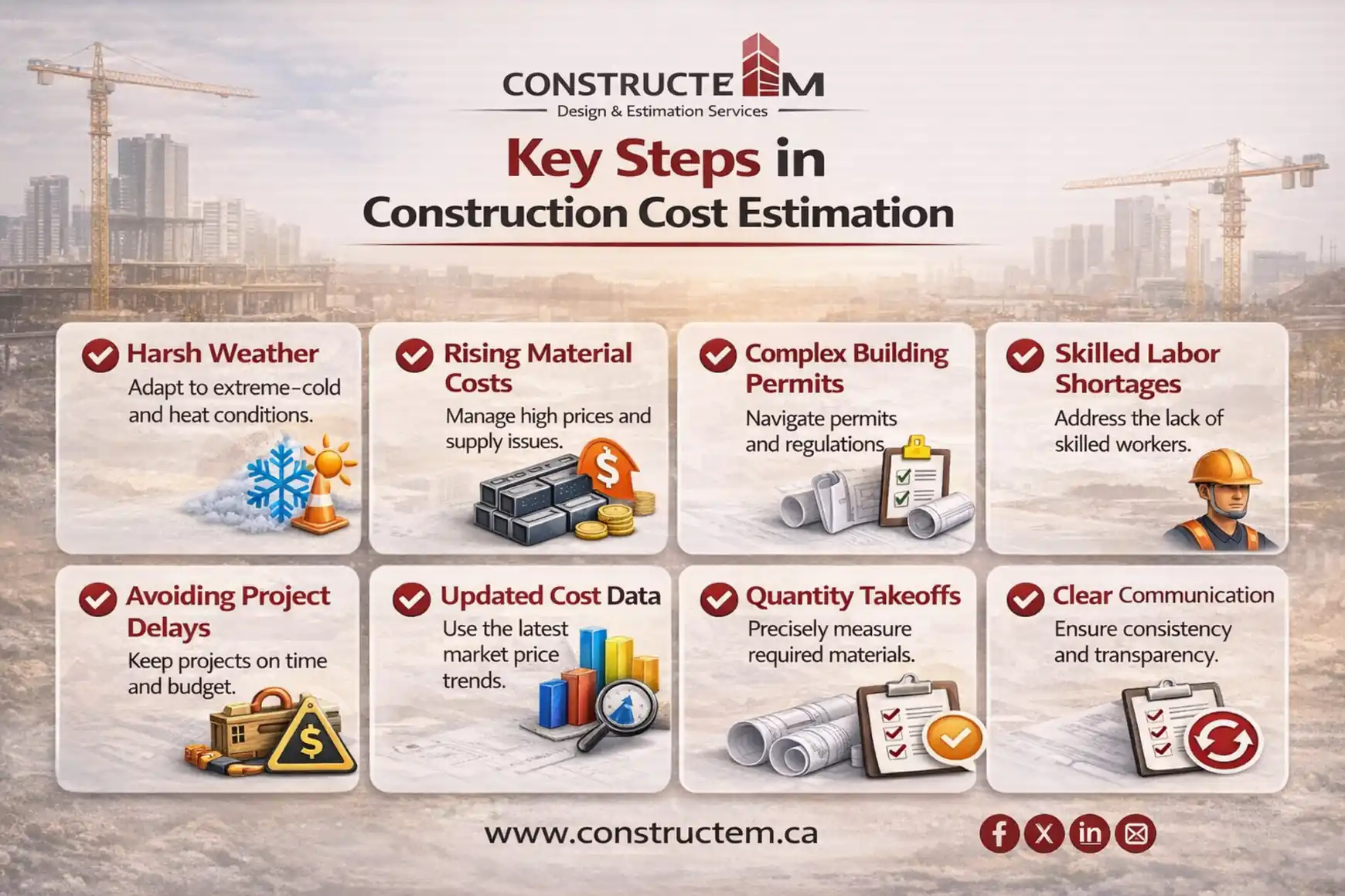 Key Steps in Construction Cost Estimation