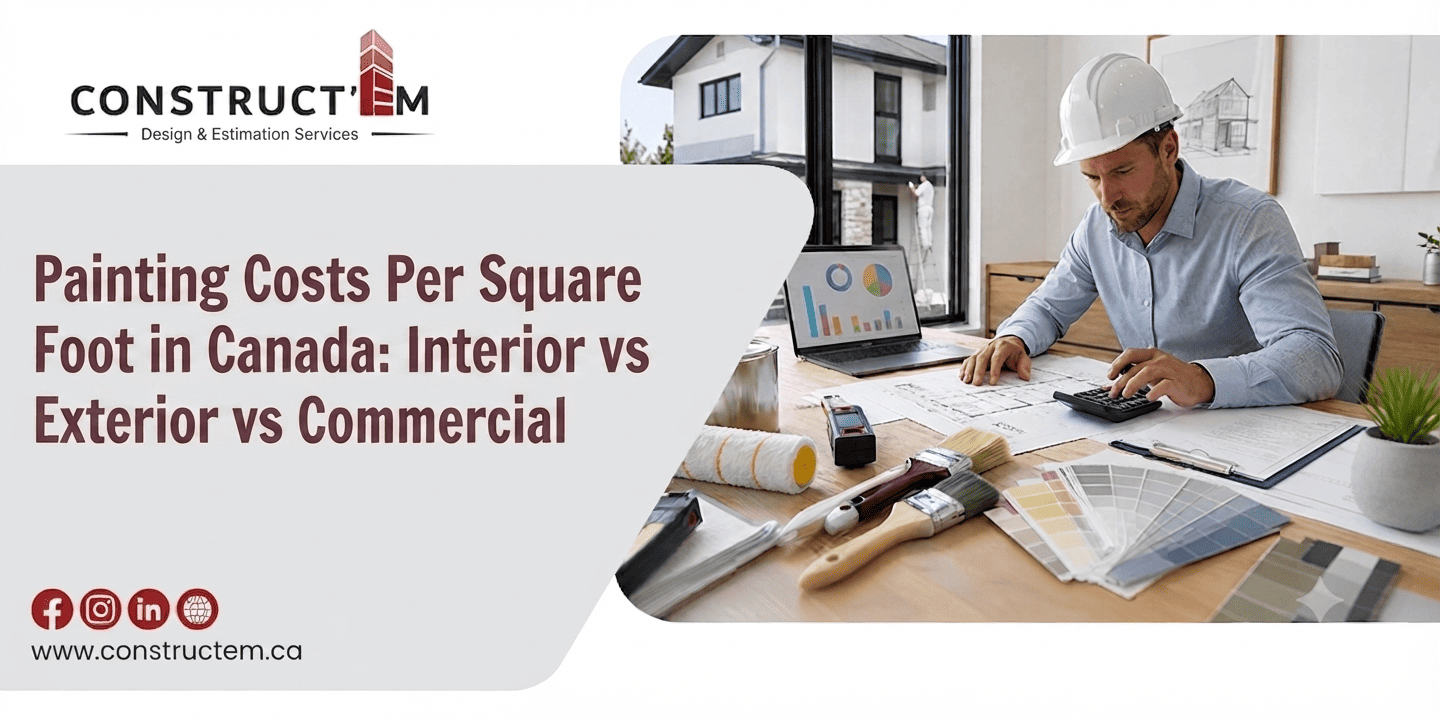 Painting Costs Per Square Foot in Canada